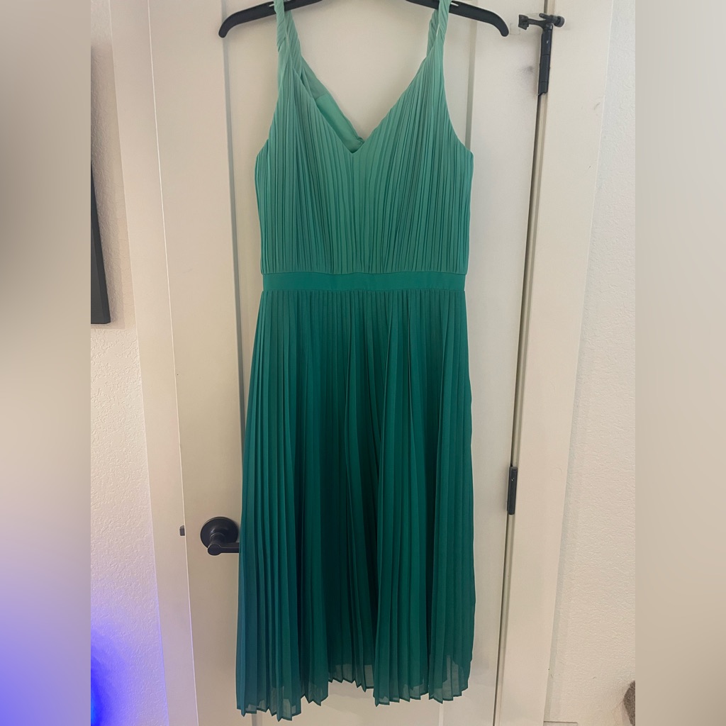 Banana Republic Teal Midi Dress